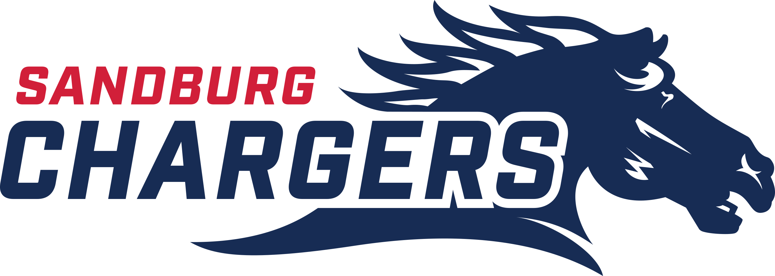 Sandburg Chargers athletic logo