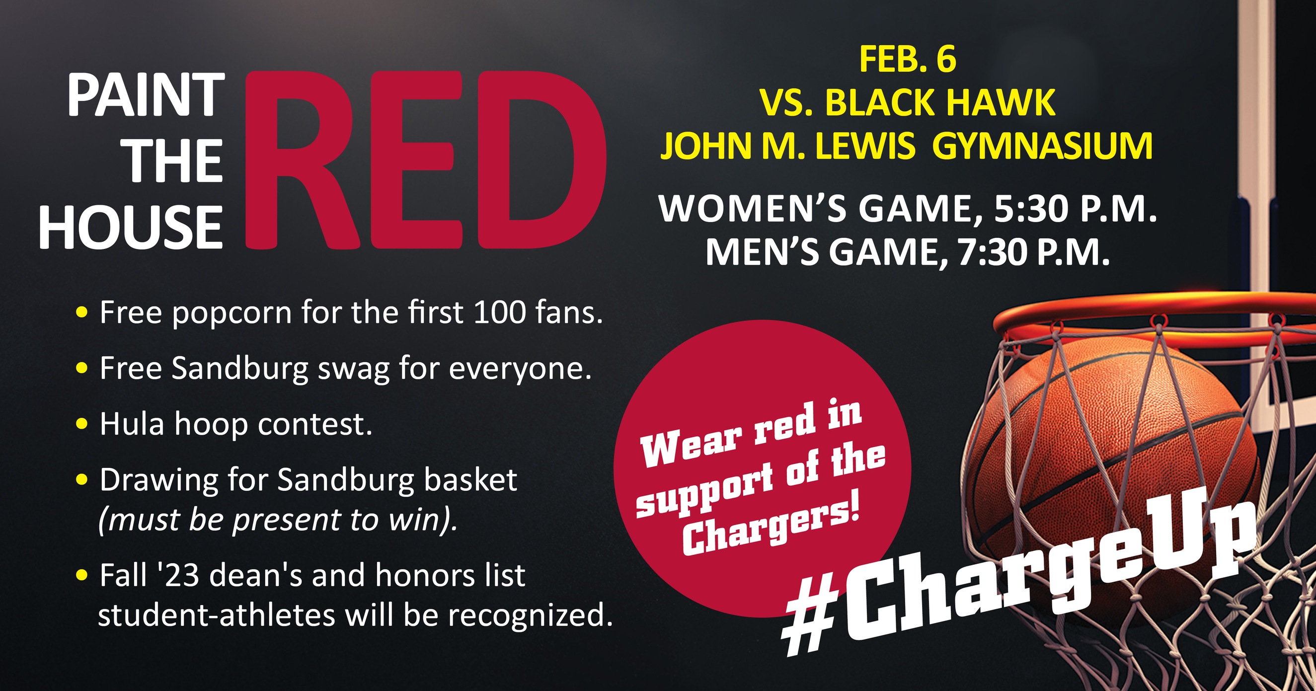 Join us Feb. 6 to Paint the House Red!