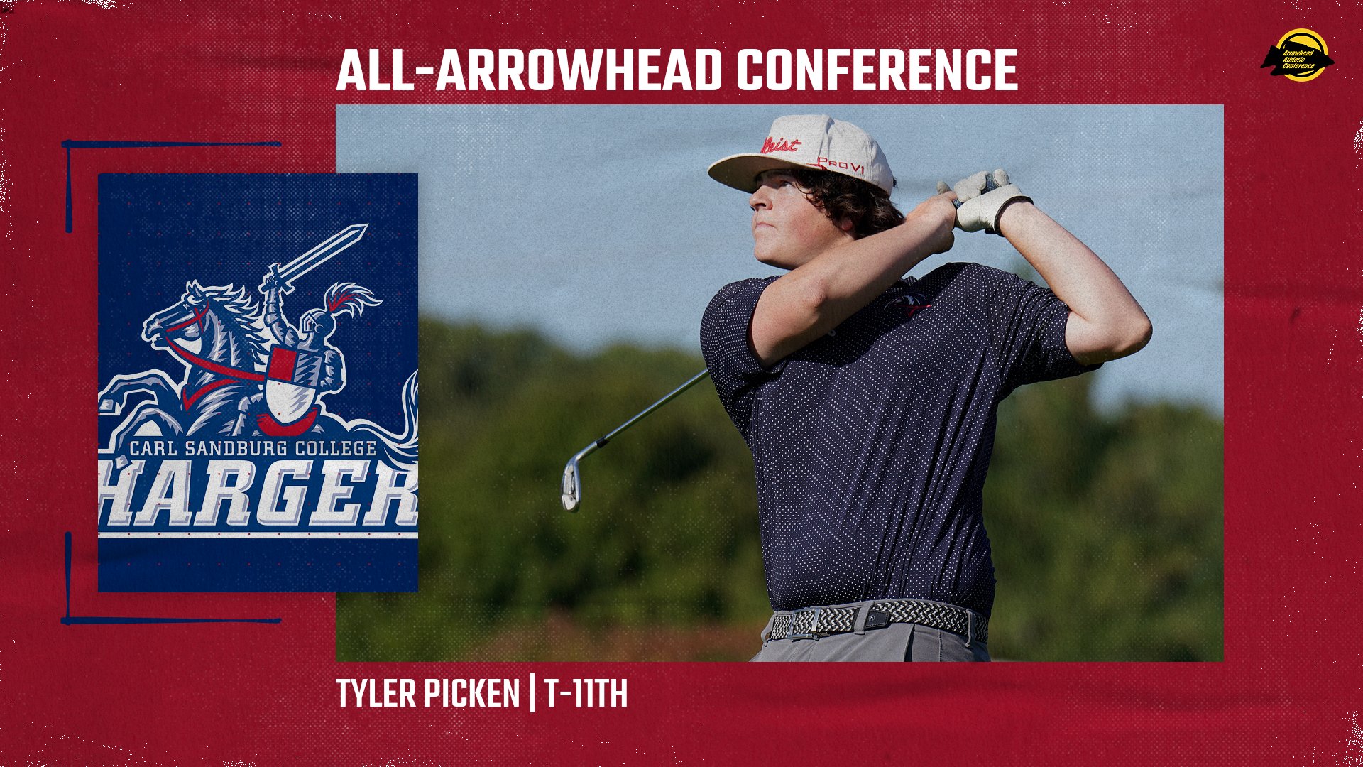 Chargers Men’s Golfer Picken Earns Spot on All-Arrowhead Conference Team