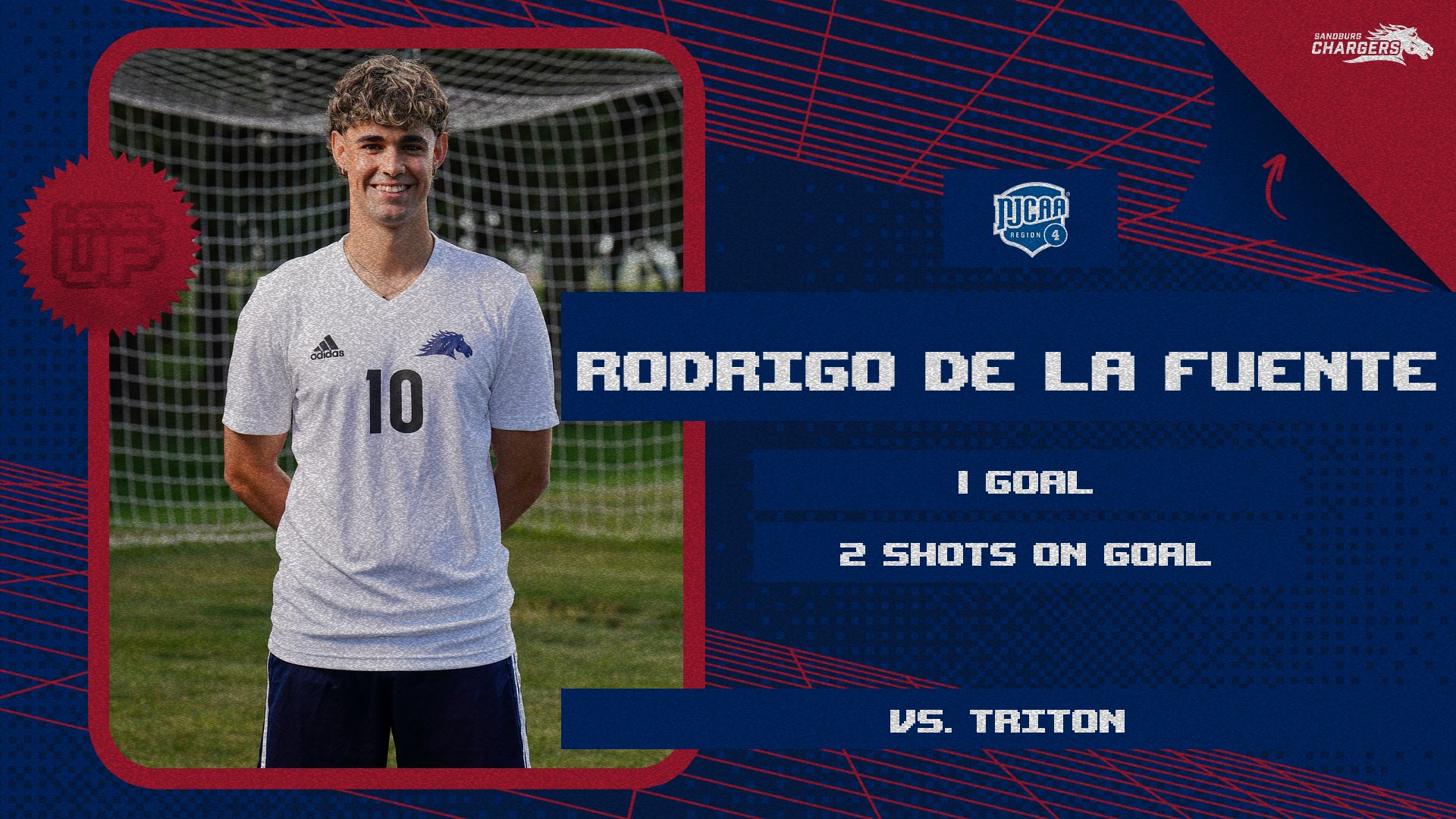 De la Fuente scores in Chargers' 1-1 draw with Triton