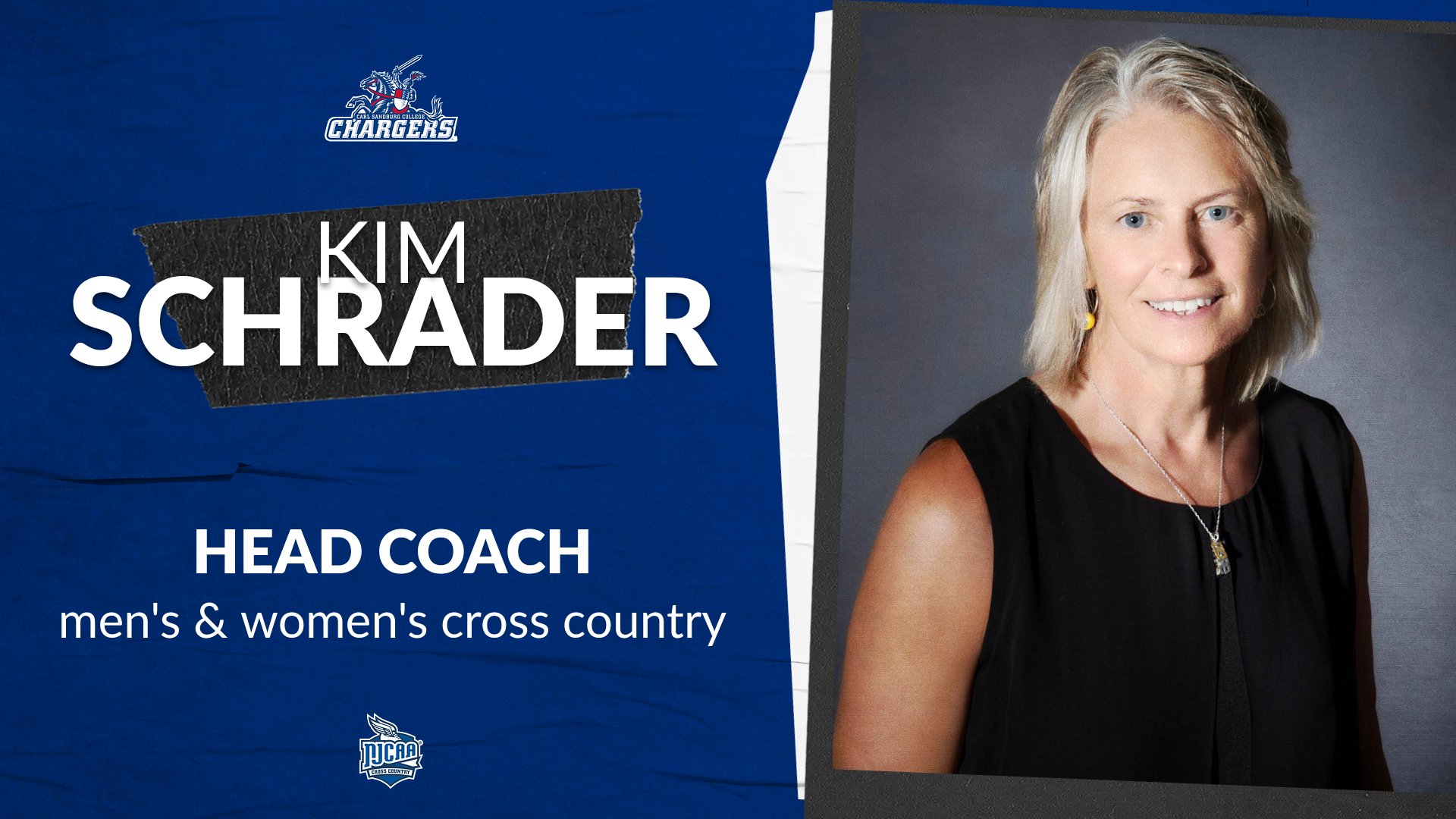 Kim Schrader head coach graphic