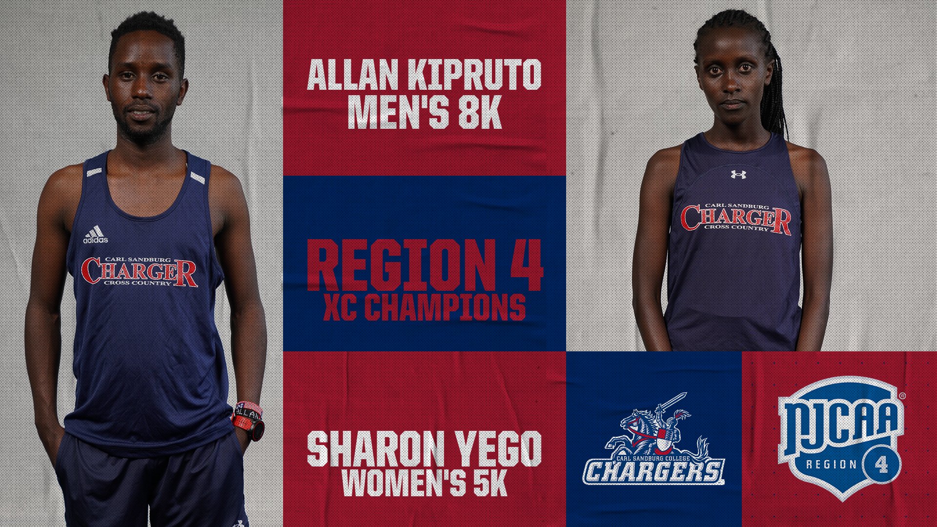Chargers Win Both Individual Titles, 3-Peat as Men’s Team Champ at Region 4 Meet